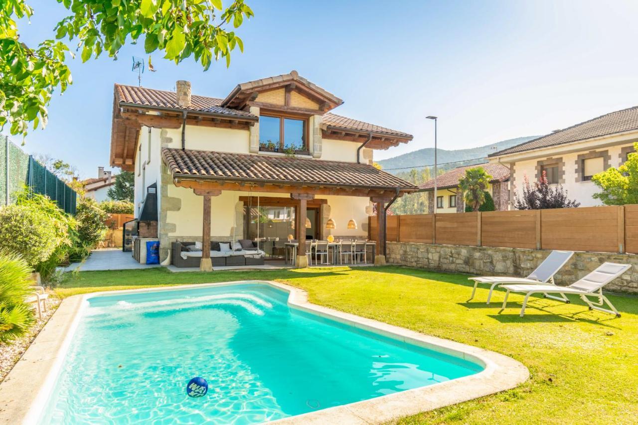 Casa Patxi, Espectacular Casa Rural Proxima A Pamplona Larrasoana Bagian luar foto