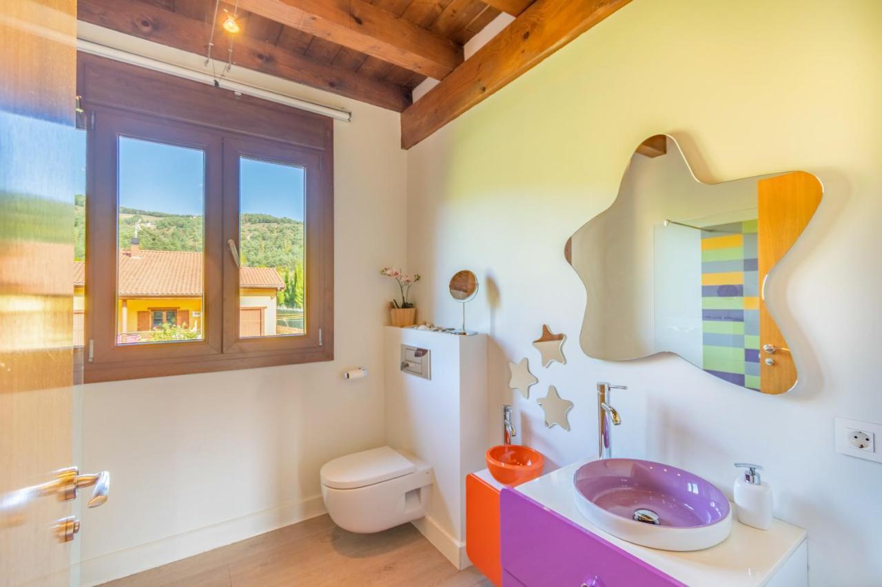 Casa Patxi, Espectacular Casa Rural Proxima A Pamplona Larrasoana Bagian luar foto